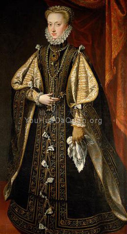 Anna of Austria, fourth wife of Philip II of Spain - 阿朗索·桑切斯·科埃略